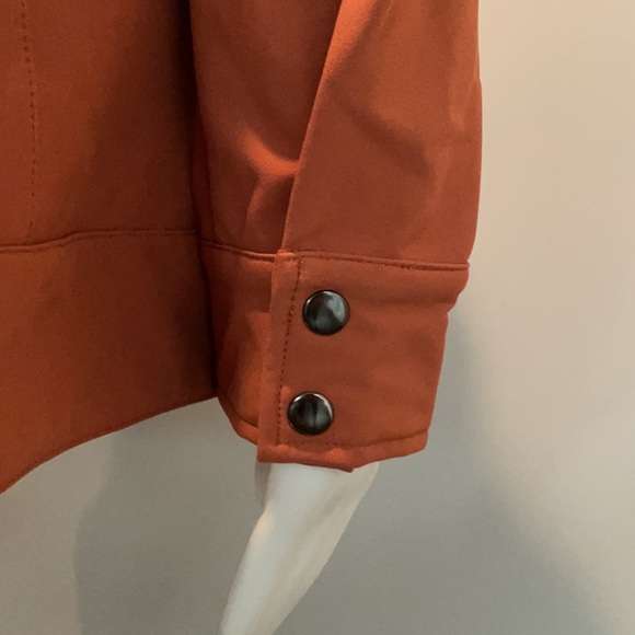 Fjall Full Front Zip Orange Jacket Size L - Picture 7 of 9